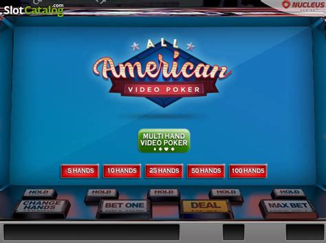 Игра All American Video Poker MH (Nucleus)  играть бесплатно онлайн